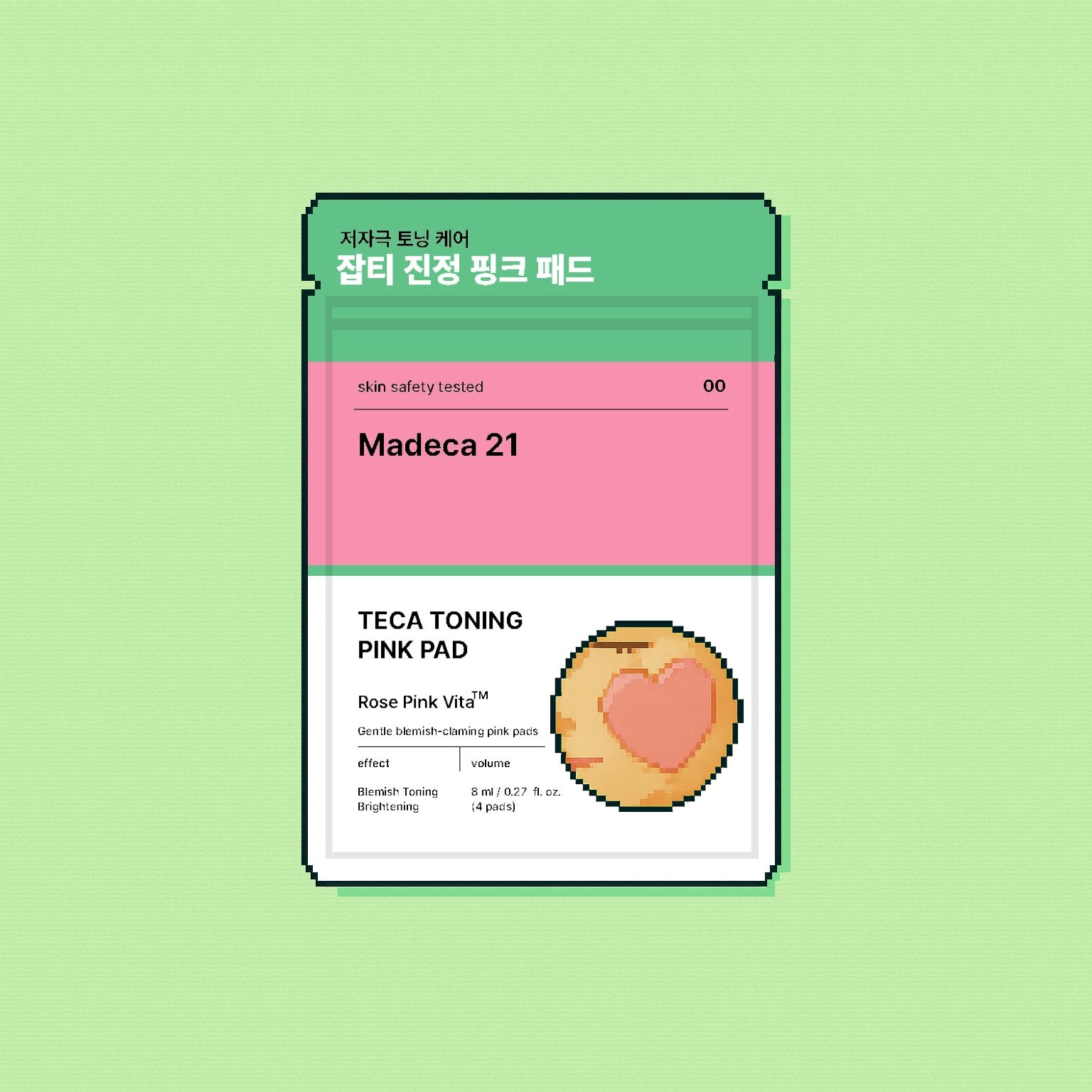 [Madeca21] Teca Toning Pink Pad 4ea